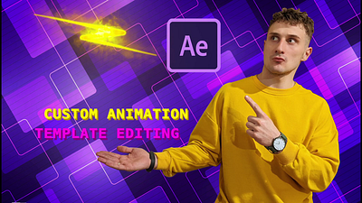 Animation logo template! 3d after effects animation design graphic design lines logo motion graphics text