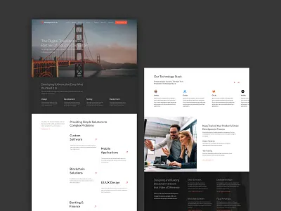 Agency Website business design page ui ux reserch web website