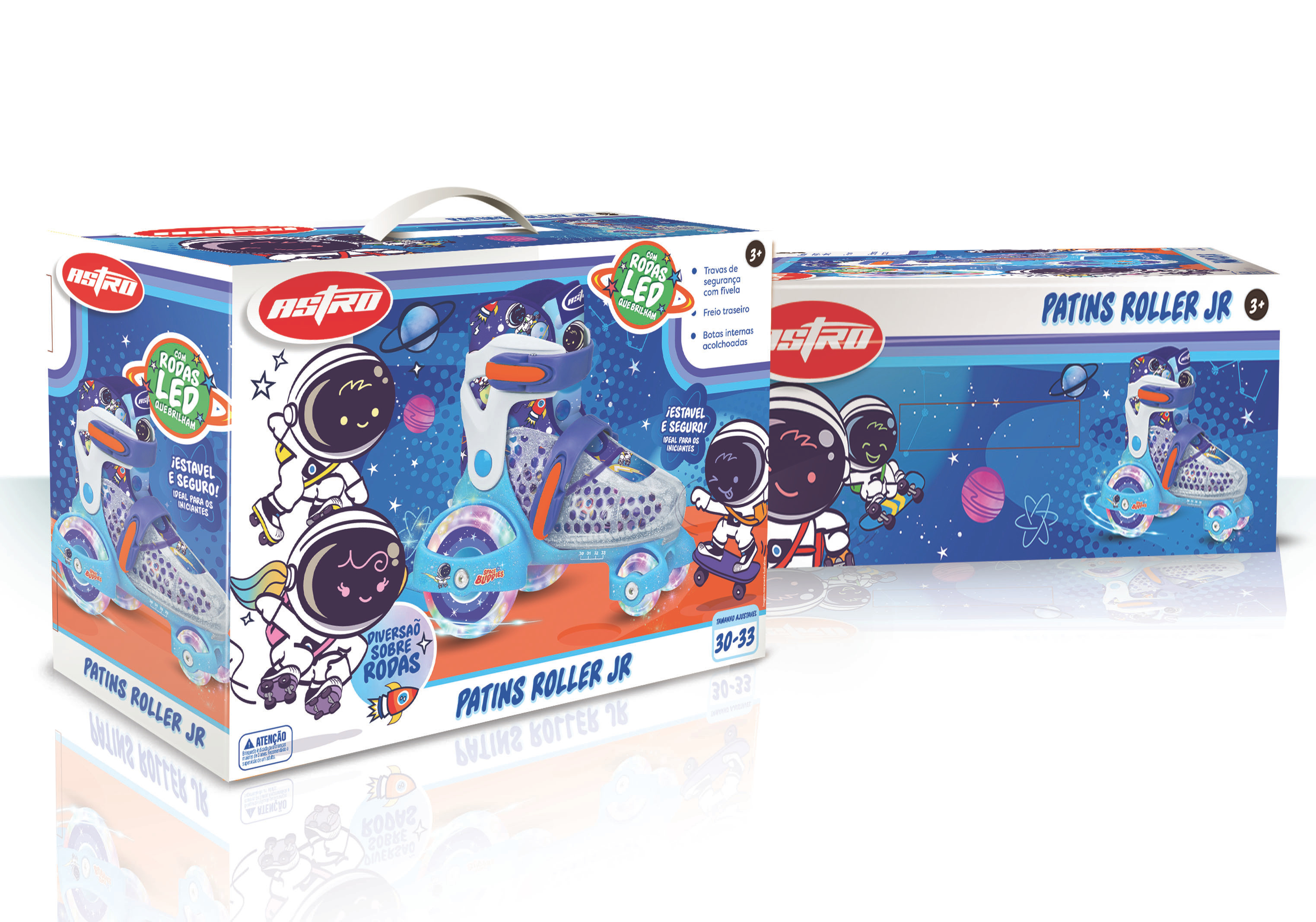 ilustration, pack and product Space boys