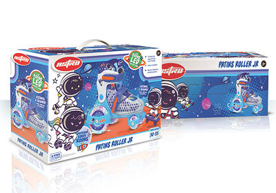 ilustration, pack and product Space boys