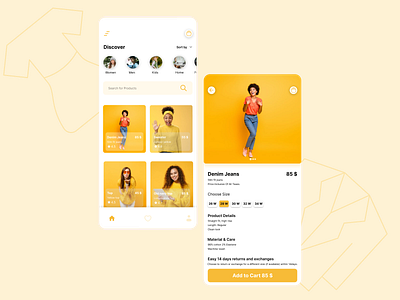 Shopping App app design e commerce figma mob app shopping app ui ux ux design