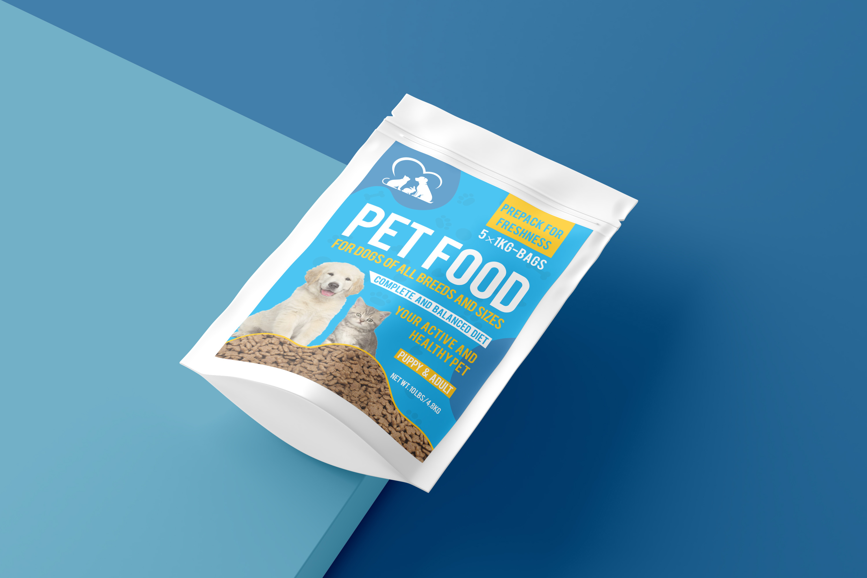 PETS FOOD POUCH PACKAGING DESIGN by Zaamil99 (Packaging Designer) on ...