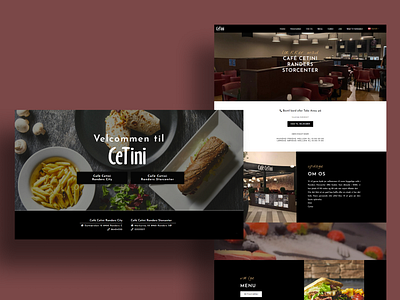 Cetini Restaurant design elementor foodandbeverage hospitalitydesign menudesign restaurantdesign restaurantmenu restaurantwebsite ui ui design user interface wordpress