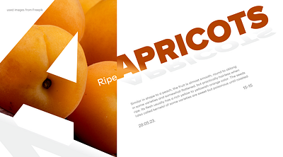 Apricots design