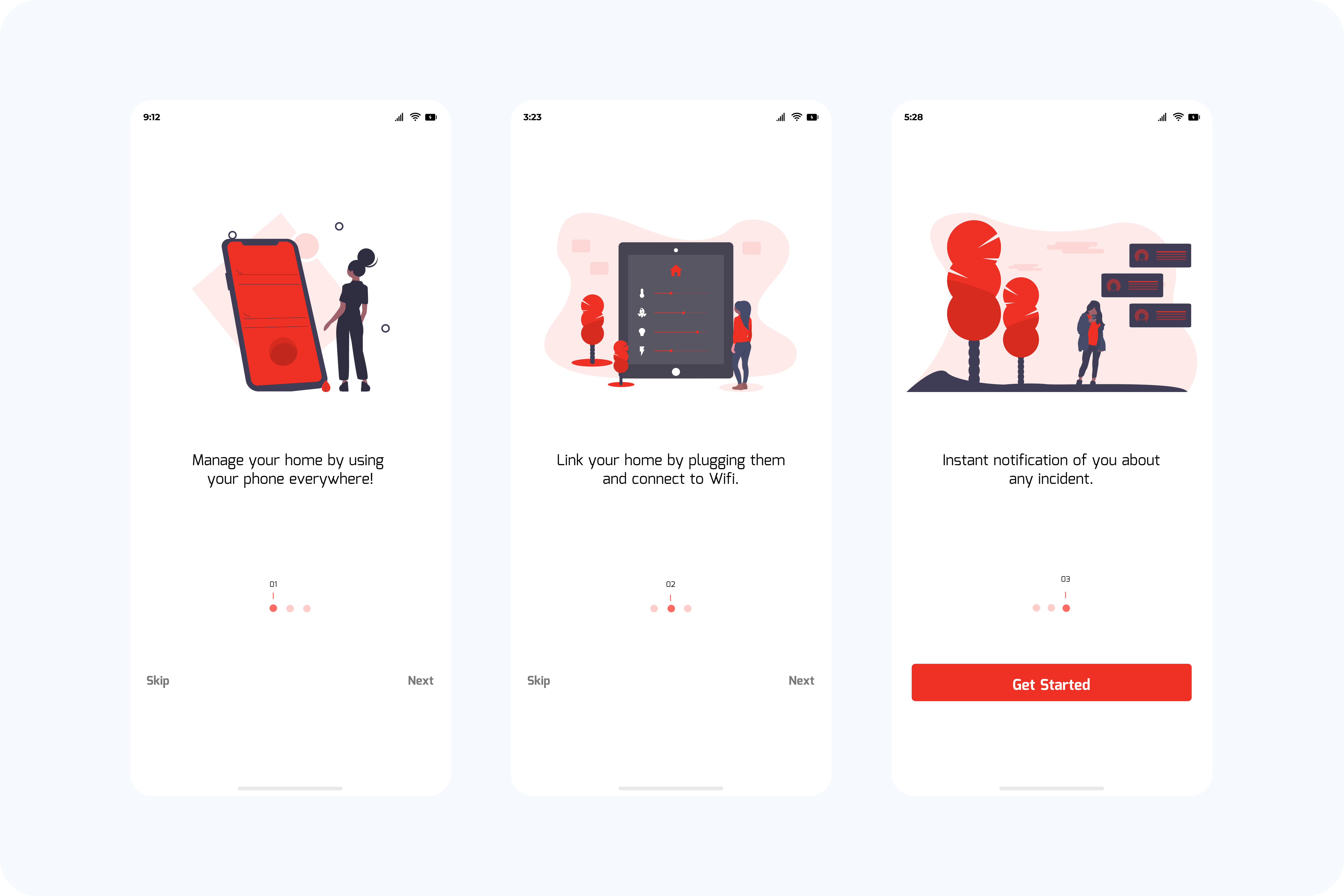 On-Boarding App animation app branding design graphic design icon illustration logo mini minimal modern new pop up settings trending typography ui ux vector website