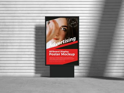 Free Poster Mockup billboard mockup