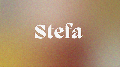 Stefa - brand design branding design graphic design