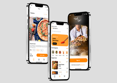 Mobile app - Food Ordering app design design food app food ordering graphic design illustration mobile design product design product designer ui ui design