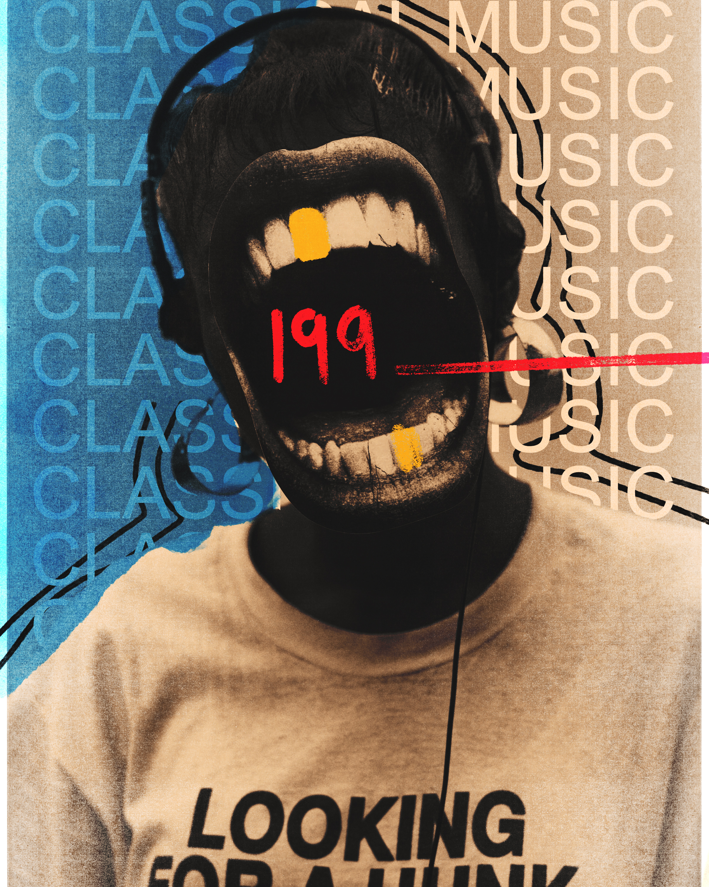 Classical Music 199_ collage design illustration retro