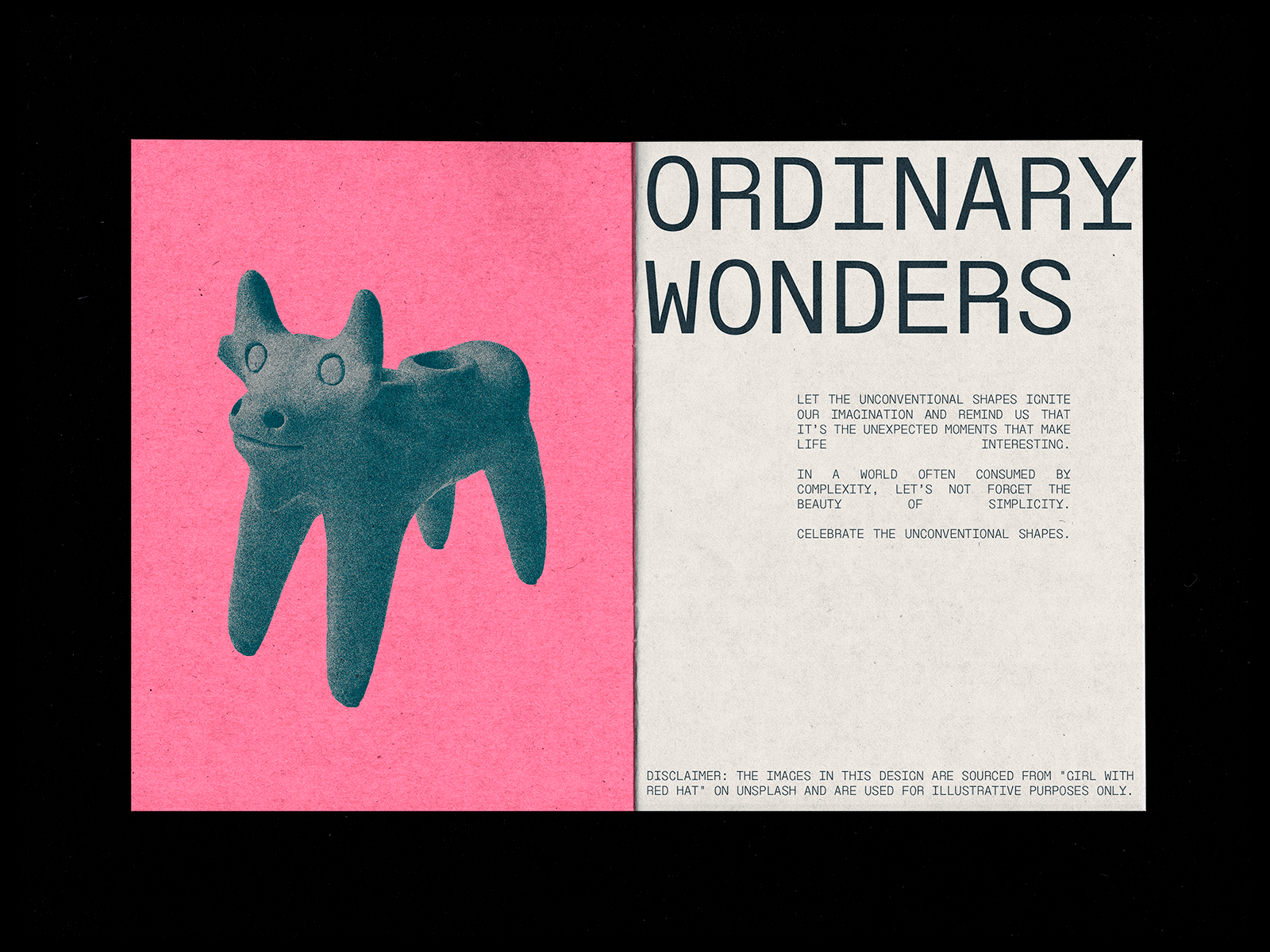 Editorial design | Ordinary Wonders album cover art artist cover design diseño gráfico diseño visual editorial editorial art editorial design fanzine fanzine design graphic design illustration inspiration magazine magazine art poster art typography visual design