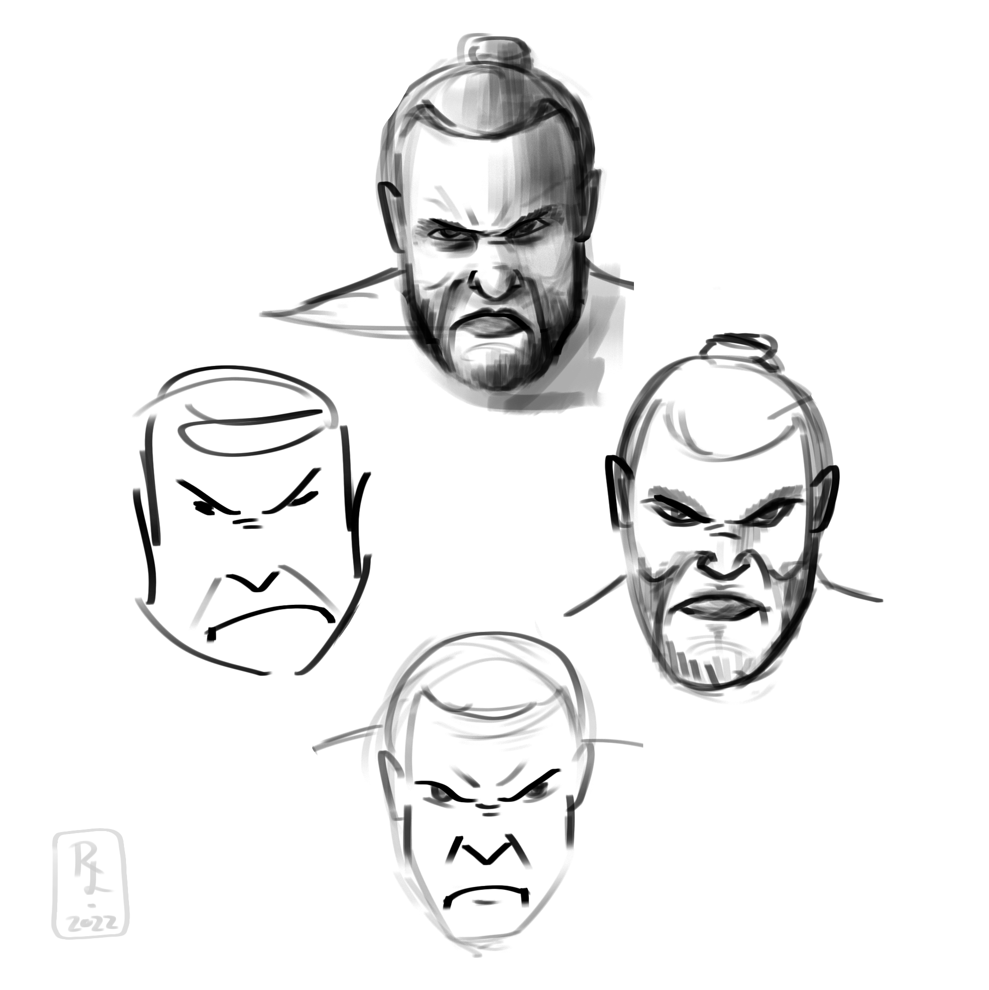 Expression study book illustration caricature character character design concept design drawing expression expression sheet expression study face illustration line quality male man painmatters portrait