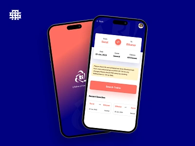 IRCTC app Redesigned challenge by uxalok on instagram app application branding dailyui design logo ui uiux designer