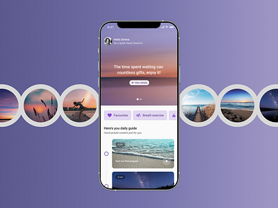 Serenity | Meditation and Mindfulness App app design food ui uidesign ux uxui