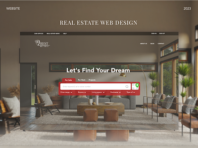 REST ~ Real Estate Web Design classified design estate marketplace real estate real estate design ui ui design ux web web design web site design