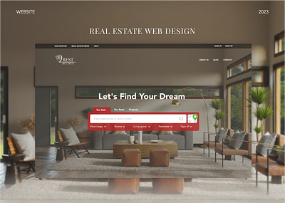 REST ~ Real Estate Web Design classified design estate marketplace real estate real estate design ui ui design ux web web design web site design