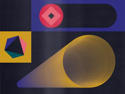 shapeshifter #3 adobe illustrator color composition design geometric shapes graphic design illustration texture vector