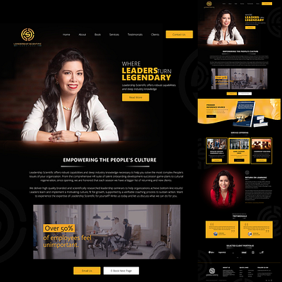 Website Design branding design illustration landing page logo typography ui ui design ux website