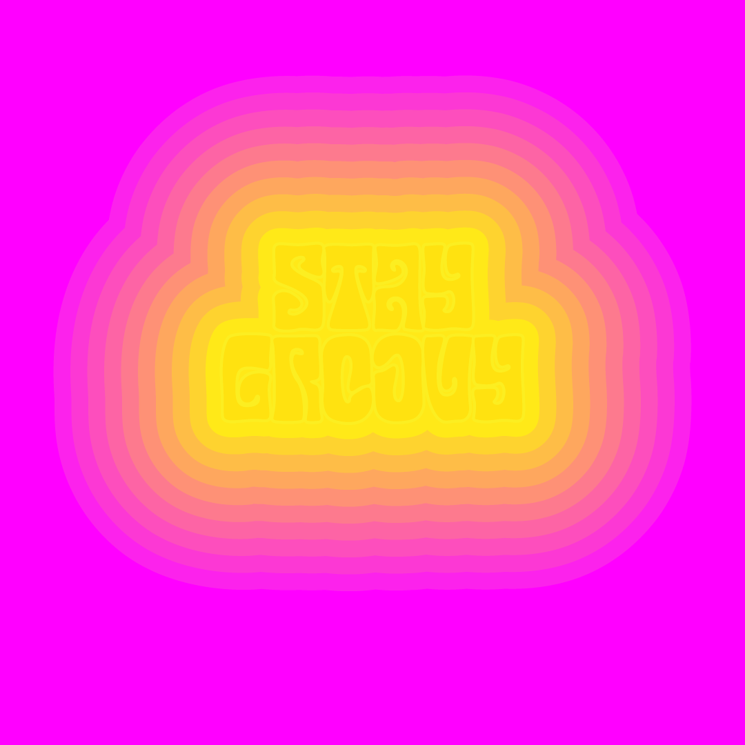 Stay groovy. design graphic design logo typo typography