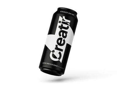 Creatir / Energy Drink for Creatives branding can creatives design energy drink
