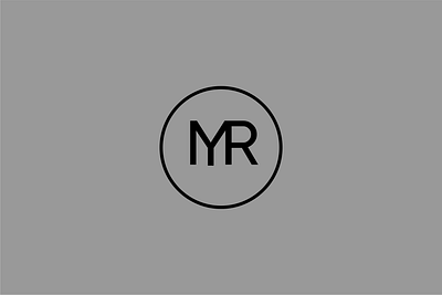 Logo - modern monogram MYR branding design graphic design logo logo design logo inspiration minimal logo minimalistic logo monogram myr logo design