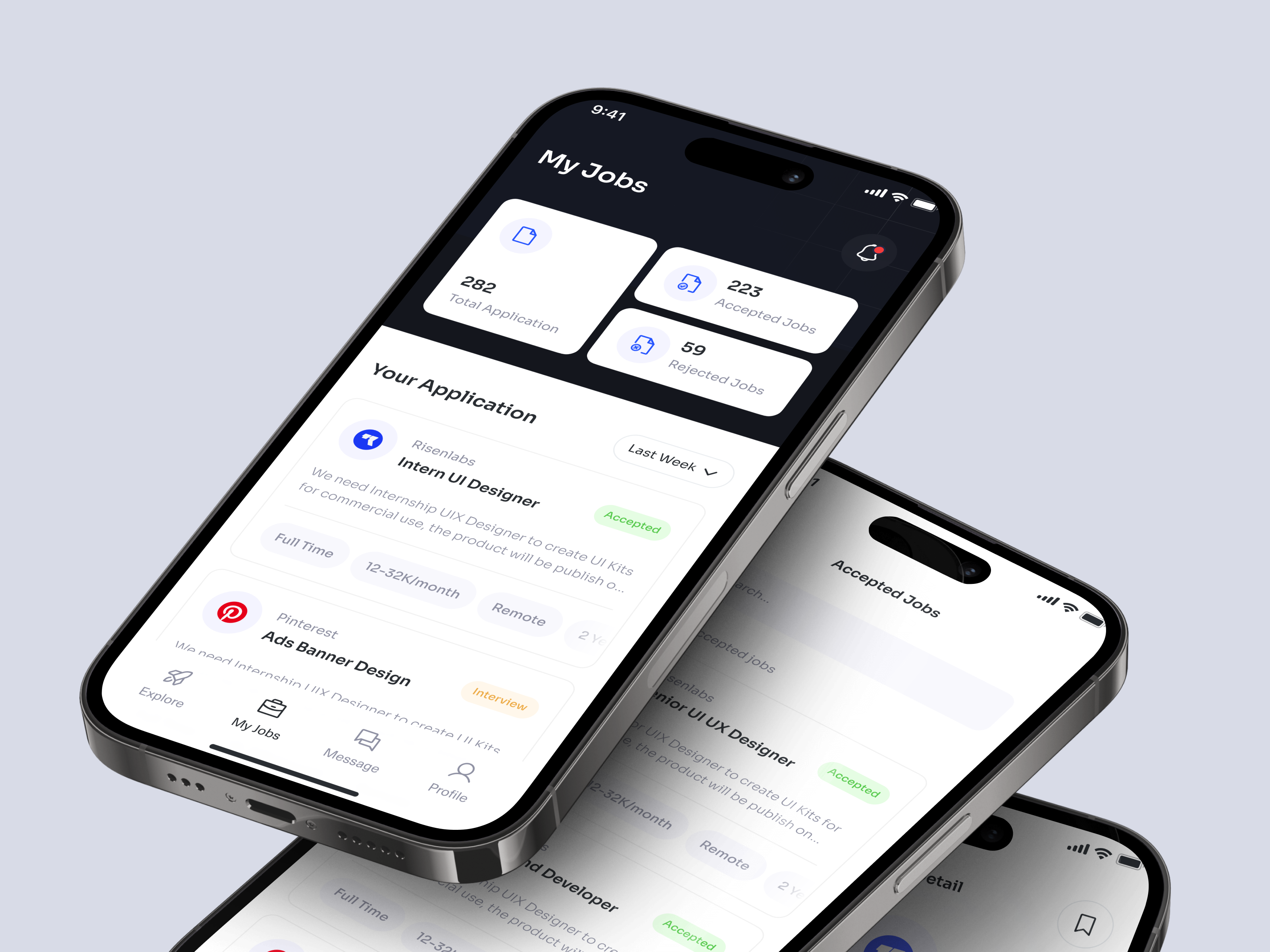 Terra Job Finder Mobile App by Rizal Ahmad ︎ for Nija Works on Dribbble