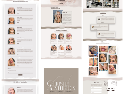 Christie Aesthetics branding design logo