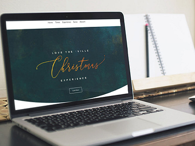 Christmas at Northeast Website branding christian christmas design christmas graphic christmas website design church graphic design ui design web design