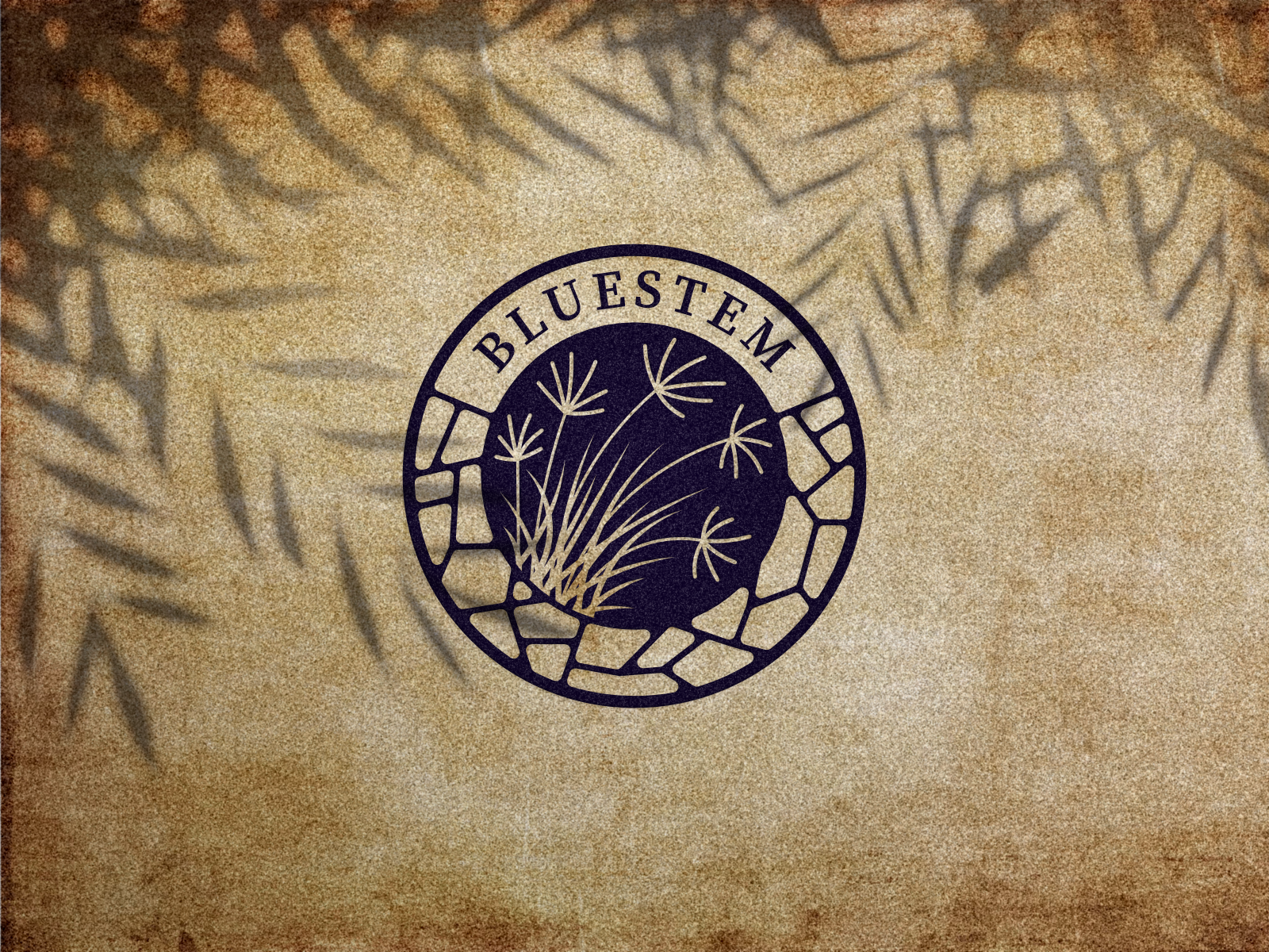 Bluestem Logo Design bricks bricks logo enviroment environment environment logo garden garden logo landscaping landscaping logo logo nature nature logo