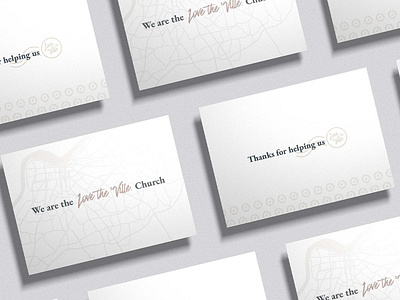 Northeast Branding branding church card church thank you card church volunteer card graphic design note cards notecards print design thank you card