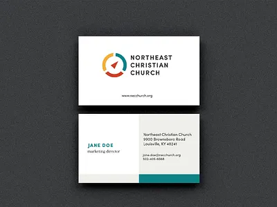 Northeast Branding branding business card business card brand business card design church business card graphic design print design