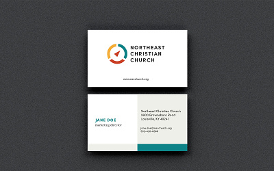 Northeast Branding branding business card business card brand business card design church business card graphic design print design
