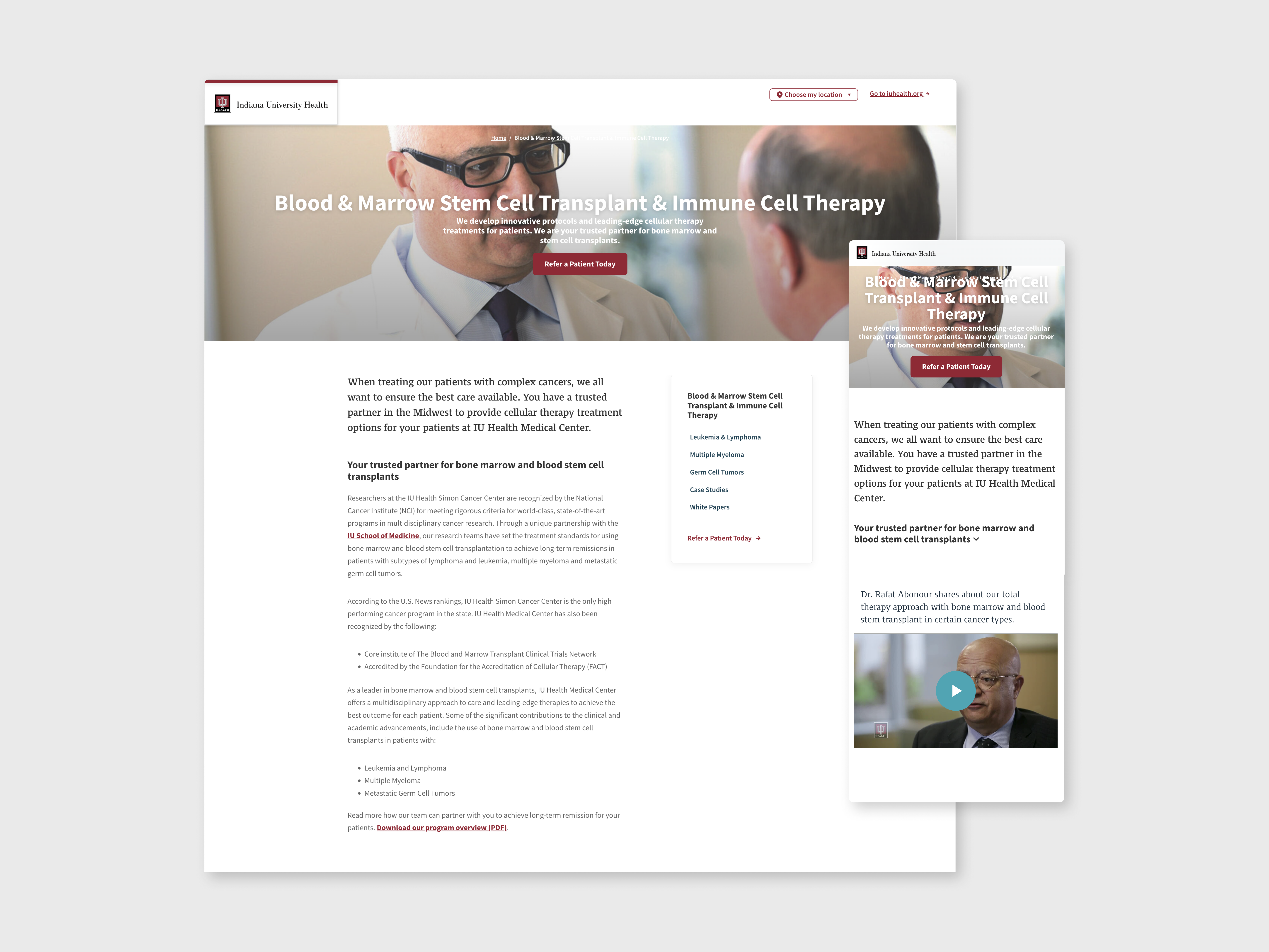 Campaign page original design