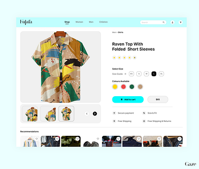 E-commerce branding design ecommerce fashion shopping ui