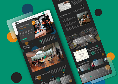 Design Workshop | Landing page figma landing page ui design uiux user experience user interaction ux design web design website workshop