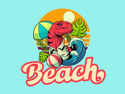 Dino branding design graphic design illustration lettering sport