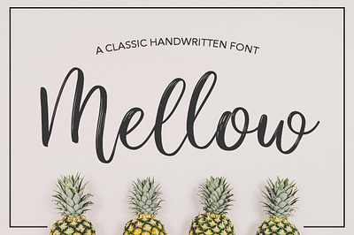 Mellow Script app branding design graphic design illustration logo typography ui ux vector
