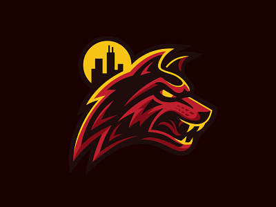 The Wolves branding design graphic design illustration illustrator logo sports logo vector wolves