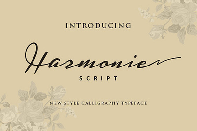 Harmonie Script app branding design graphic design illustration logo typography ui ux vector