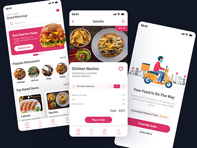 MadChef - Food Delivery App ai app app design branding design figma food delivery graphic design mobile app ui ux