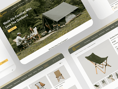 Camping Ampkit 3d animation app branding camp camping design figma graphic design illustration logo motion graphics online typography ui ux vector