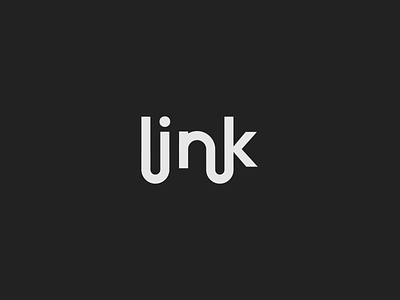 Link Logo Animation branding illustrator link logo logo animation minimalist motion graphics typography