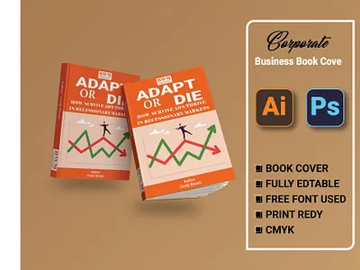 Ai corporate and business book cover design template banner book book cover book cover design booklet branding business corporate design flat graphic layout modern template vector