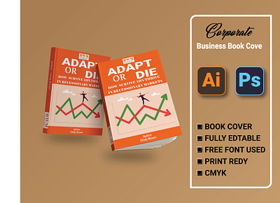 Ai corporate and business book cover design template banner book book cover book cover design booklet branding business corporate design flat graphic layout modern template vector