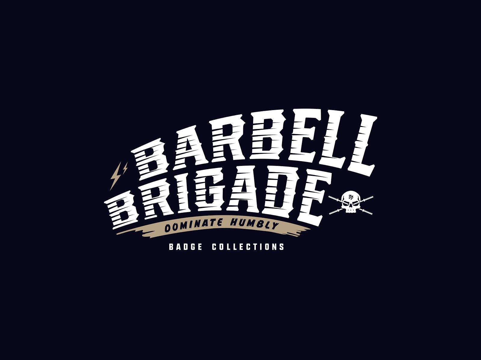 Barbell Brigade Badge Collections by GoldenbayStudio on Dribbble