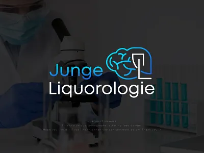 Junge Liquorologie Logo Design abstract logo design brain shape logo brand logo branding logo business logo company logo graphic design logo design man brain modern logo vector arwork