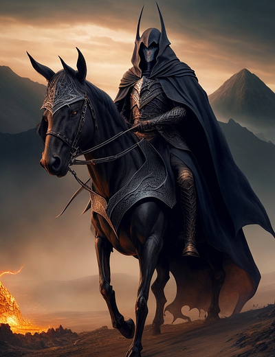 Sauron from Lord of Rings 3d ai aiart art design graphic design illustration mid journey portrait ui