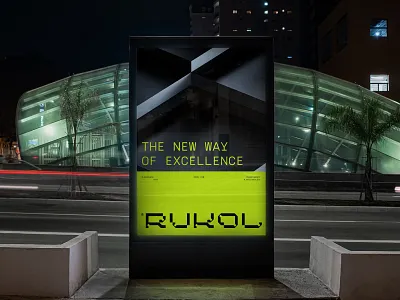 Rukol®️ Brand Identity blockchain brand brand identity branding custom futuristic high tech identity logo logo design logotype poster software tech type typeface typo typography visual