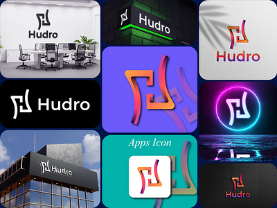 Concept : Hudro - Logo Design (Unused ) a b c d e f g h i j k l m n app appicon best logo brand identity branding creative work graphic design h h letter logo letter logo logo logo design logo inspirations logofolio modern logo monogram negative space logo o p q r s t u v w x y z vector