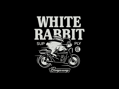 WR X Banfarang illustration moto rabbit