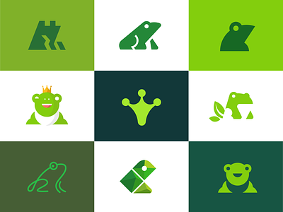 Frogs brand branding design elegant for sale frog graphic design illustration logo logo design logotype mark minimalism minimalistic modern sign unused